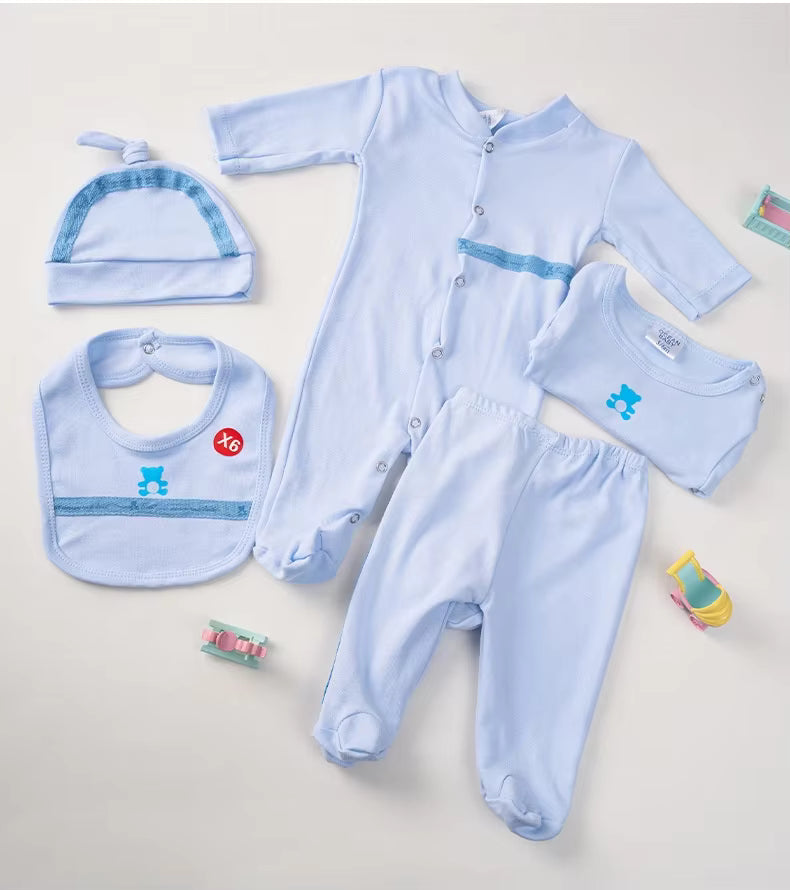 Spring and Autumn New born Set Cotton