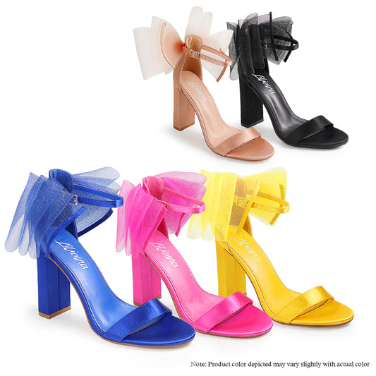 Luis-01 by Liliana Women's Ankle Strap High Heel Sandal