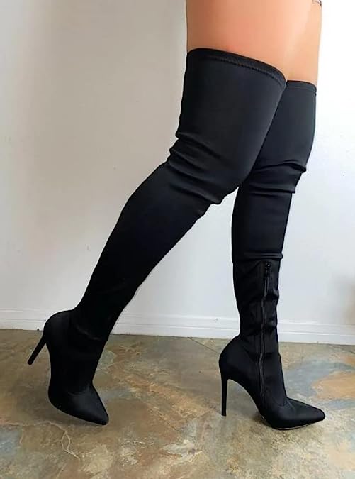 Gisele-7 - Liliana Over Knee High Boots For Women