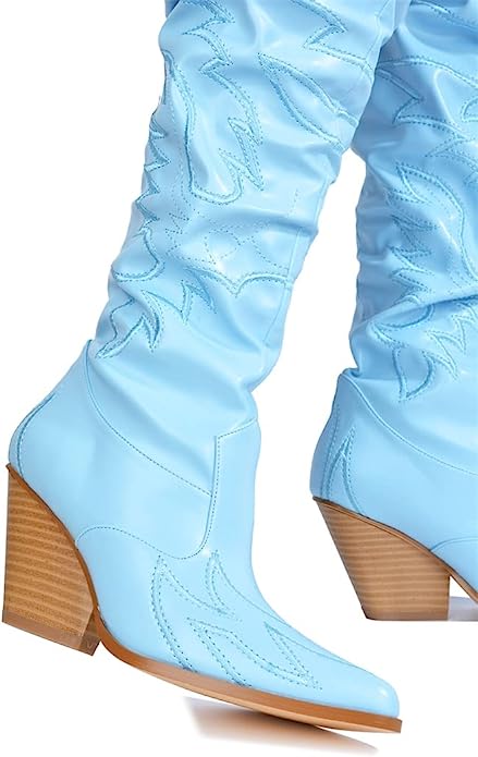 Kelsey-30 - Cape Robbin Cowboy Fashion Western Pointy Over The Knee Thigh High Boots