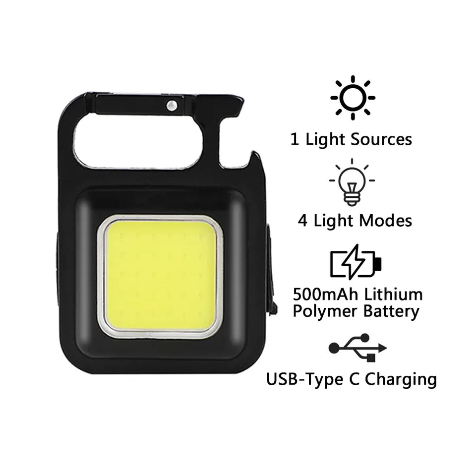 Mini Flash Light Pocket Keychain