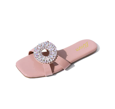 Women's Slip-on Flat Sandals Shinee-14 by Liliana