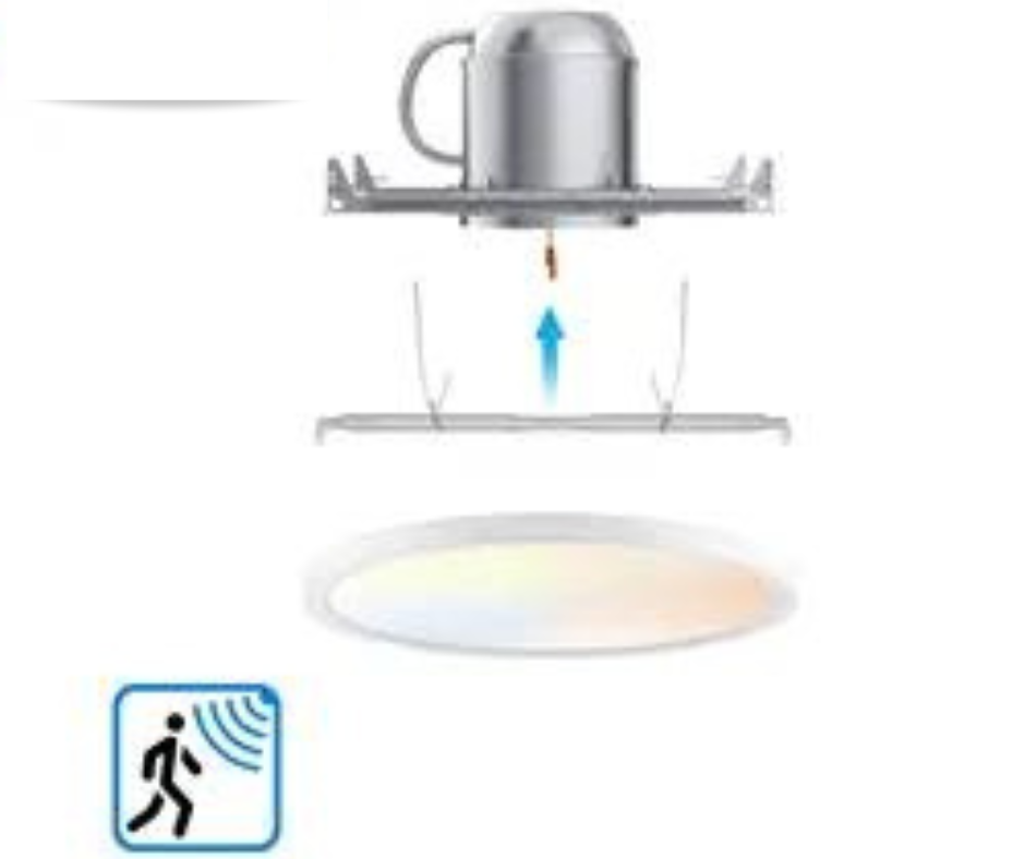 Flush Mount Motion Sensor LED Ceiling Light
