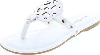 Limit-20 (21040) - Pierre Dumas Trending Vegan Leather Flat Slip On Fashion Sandals