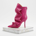 BEXIE-38 Fuchsia Sculpted Stiletto Boots