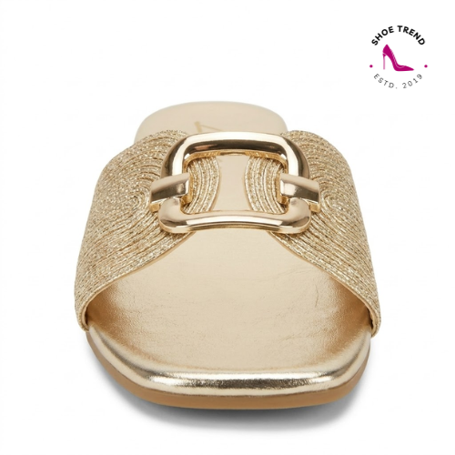 LISA-82 Gold Buckle Flats