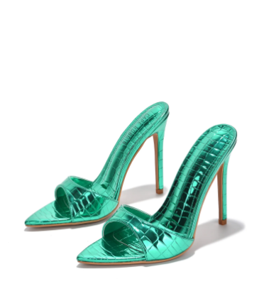 Everything Open Toe One Step Pointed Heel by Cape Robbin