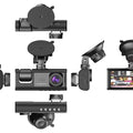 3 Lens Car Dash Camera