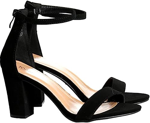 Hannah-1 Rear Zipper Heel Sandals