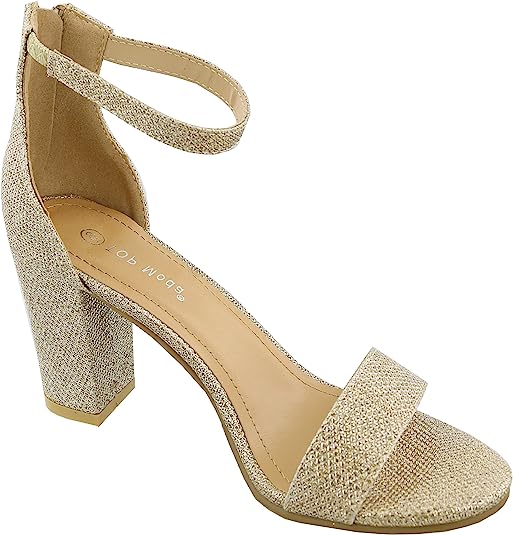 Hannah-1 Rear Zipper Heel Sandals