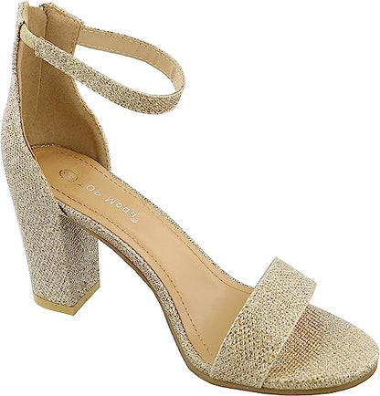 Hannah-1 Rear Zipper Heel Sandals