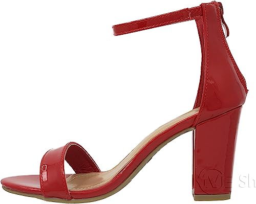 Hannah-1 Rear Zipper Heel Sandals