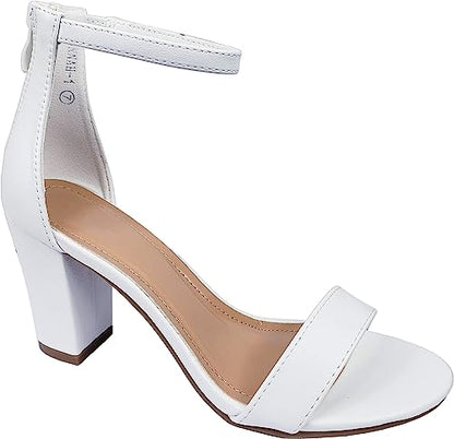 Hannah-1 Rear Zipper Heel Sandals