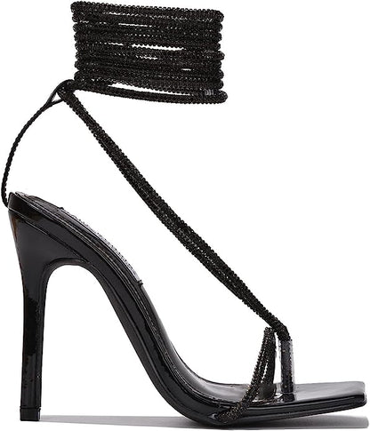 Rivia Women's Open-Toe Sexy High Heel Sandals