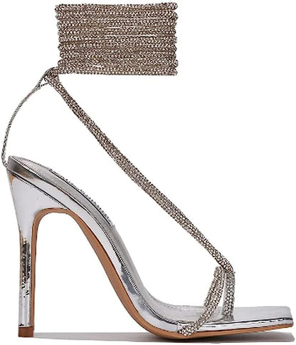 Rivia Women's Open-Toe Sexy High Heel Sandals