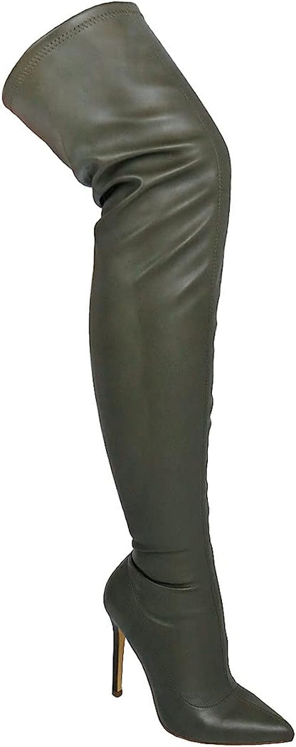 Gisele-7 - Liliana Over Knee High Boots For Women
