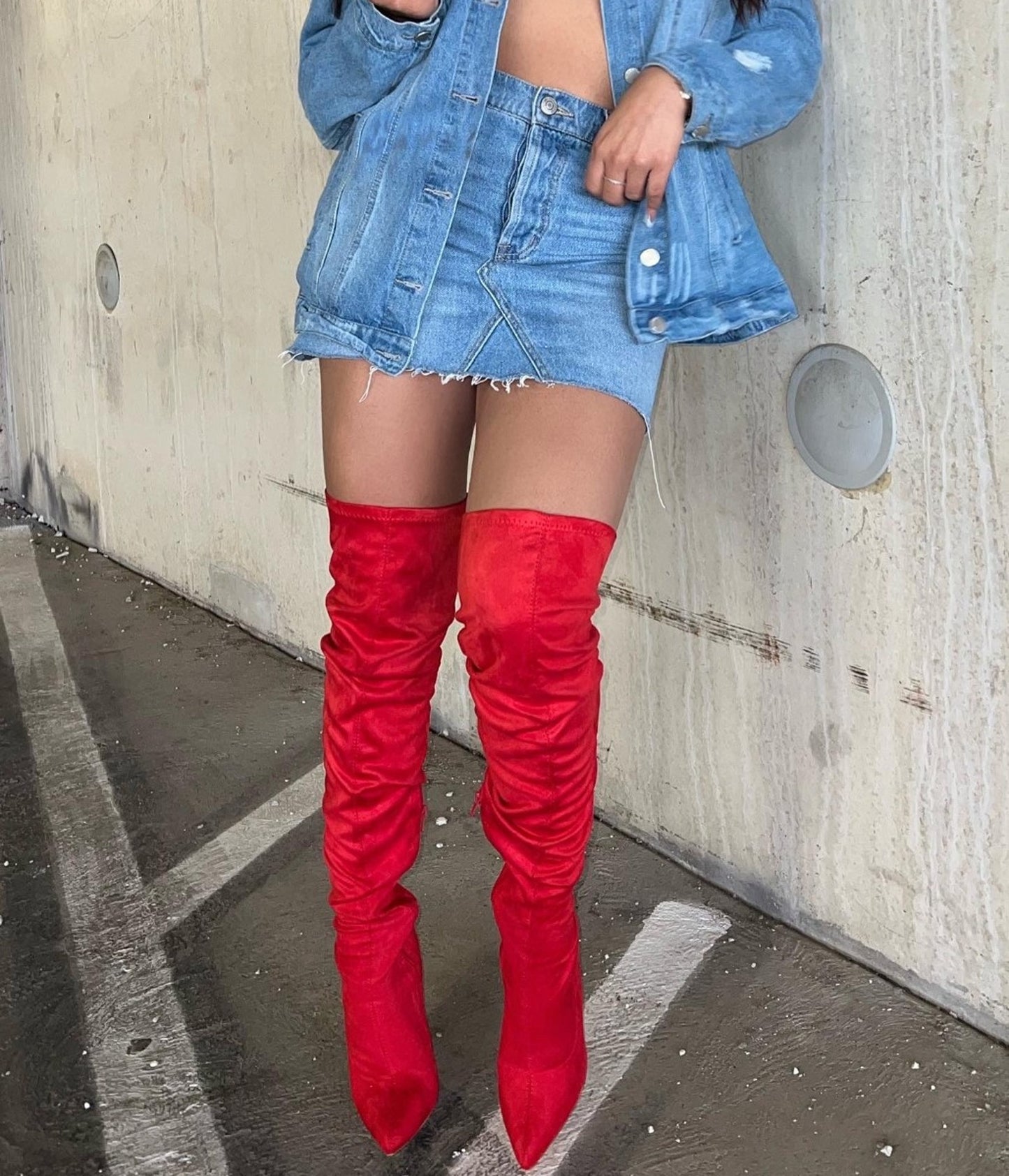 Gisele-7 - Liliana Over Knee High Boots For Women