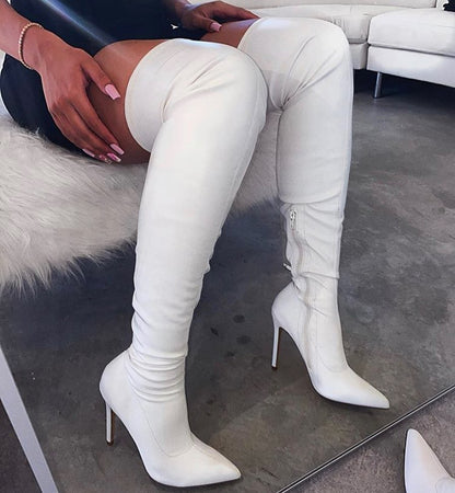Gisele-7 - Liliana Over Knee High Boots For Women