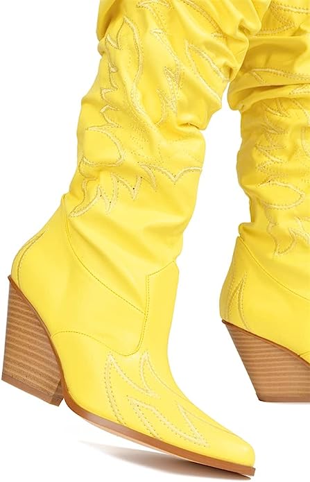 Kelsey-30 - Cape Robbin Cowboy Fashion Western Pointy Over The Knee Thigh High Boots