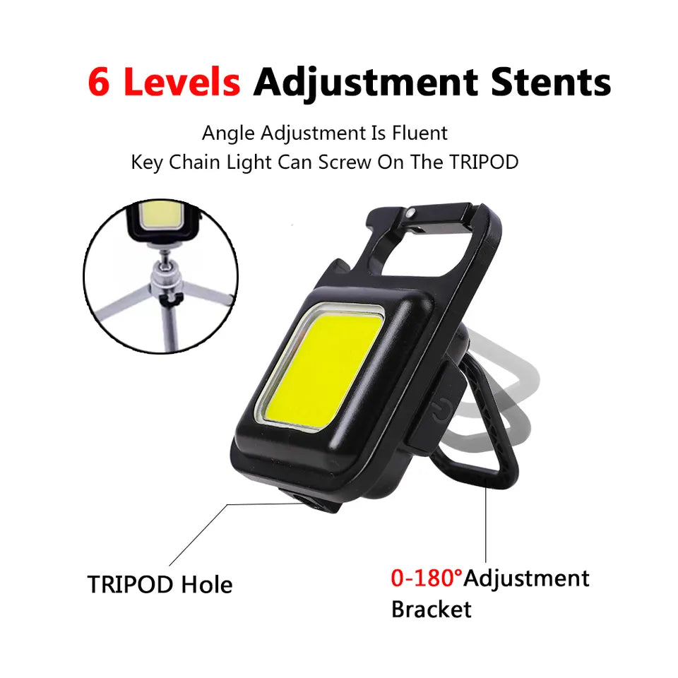 Mini Flash Light Pocket Keychain