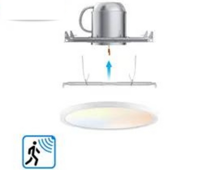 Flush Mount Motion Sensor LED Ceiling Light
