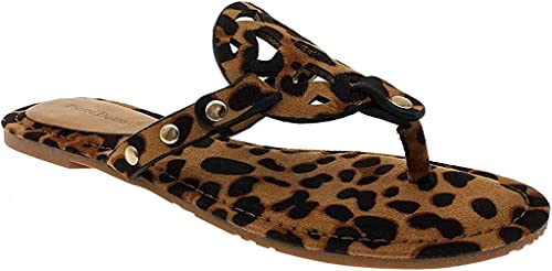 Limit-20 (21040) - Pierre Dumas Trending Vegan Leather Flat Slip On Fashion Sandals
