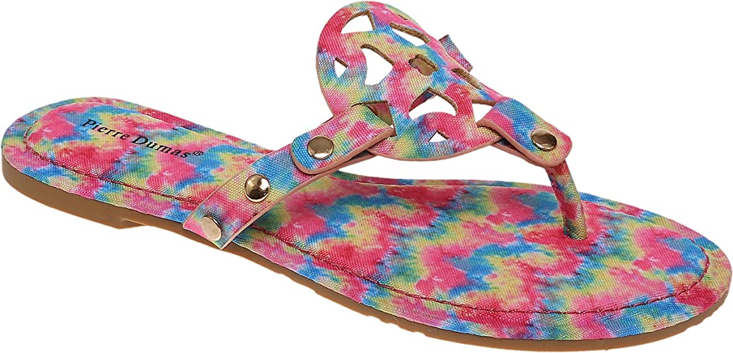 Limit-20 (21040) - Pierre Dumas Trending Vegan Leather Flat Slip On Fashion Sandals