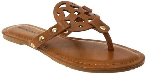 Limit-20 (21040) - Pierre Dumas Trending Vegan Leather Flat Slip On Fashion Sandals